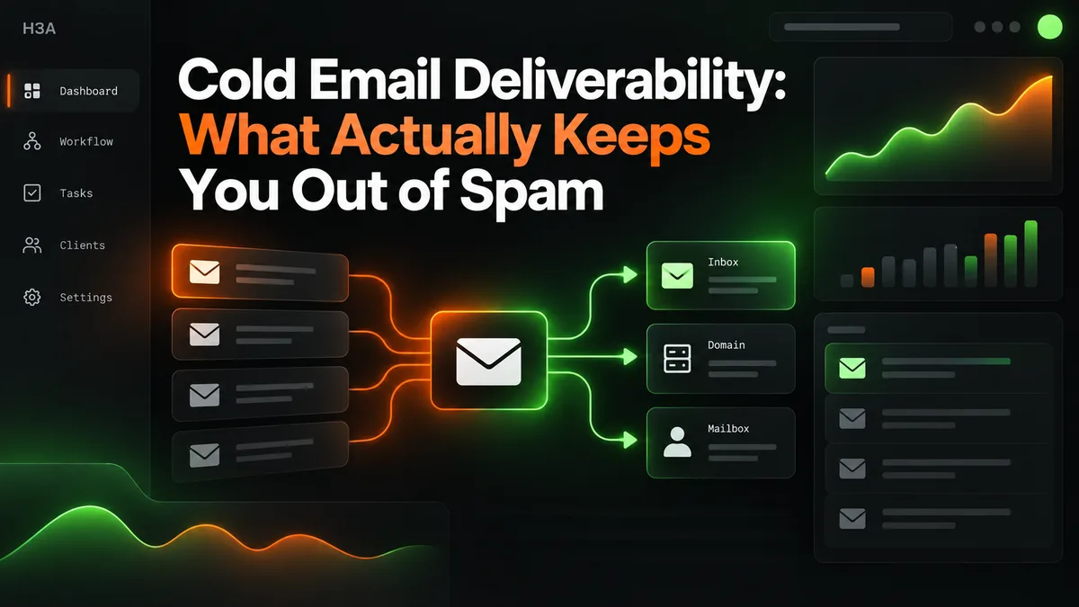 cold email deliverability illustration