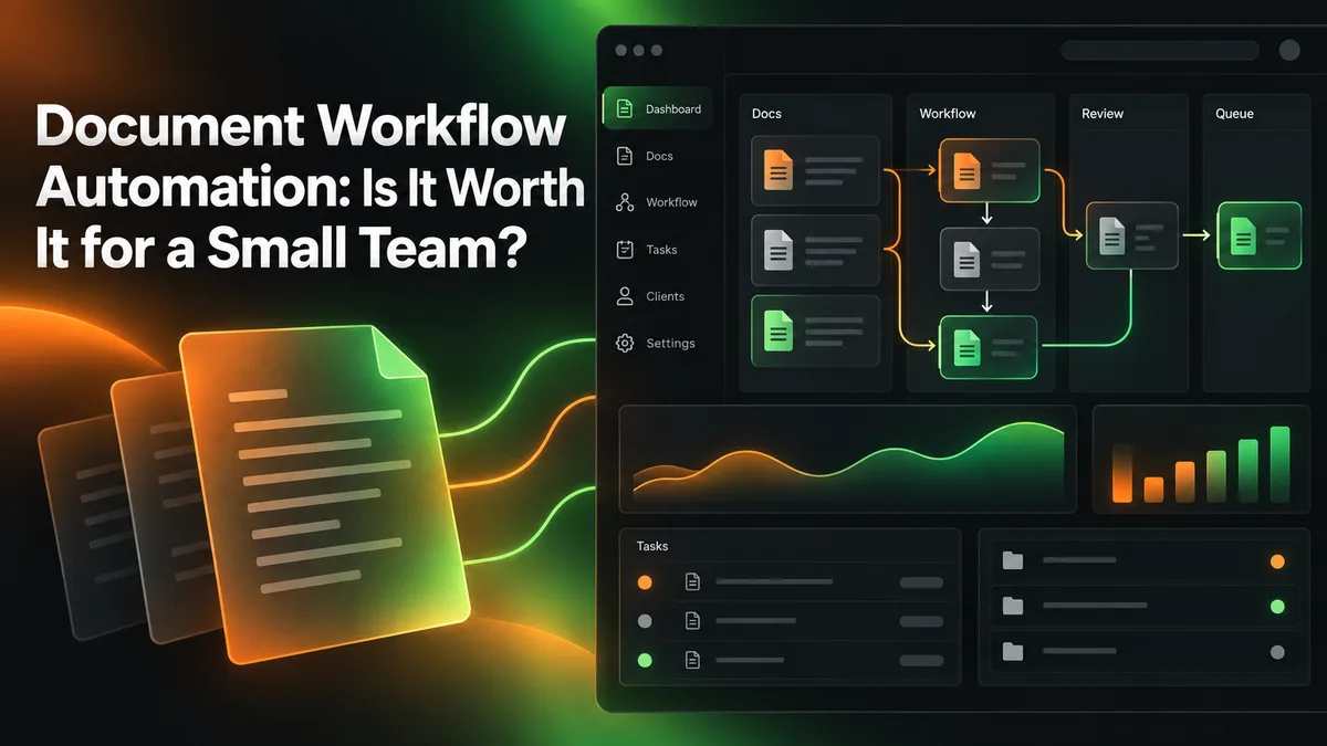 document workflow automation illustration