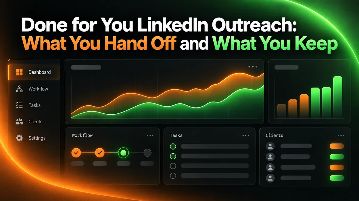done for you linkedin outreach illustration