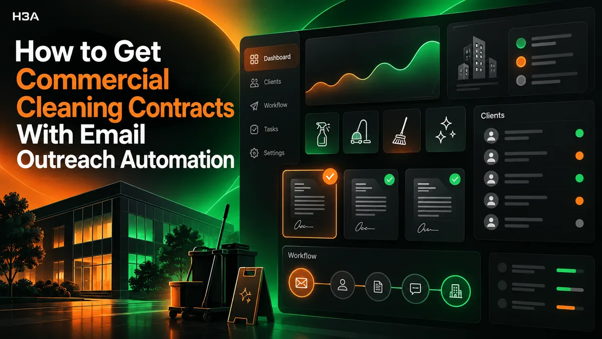 how to get commercial cleaning contracts illustration