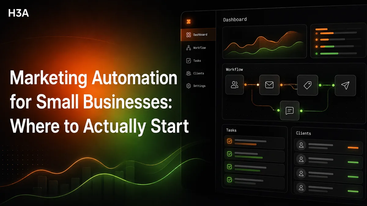 marketing automation for small businesses illustration