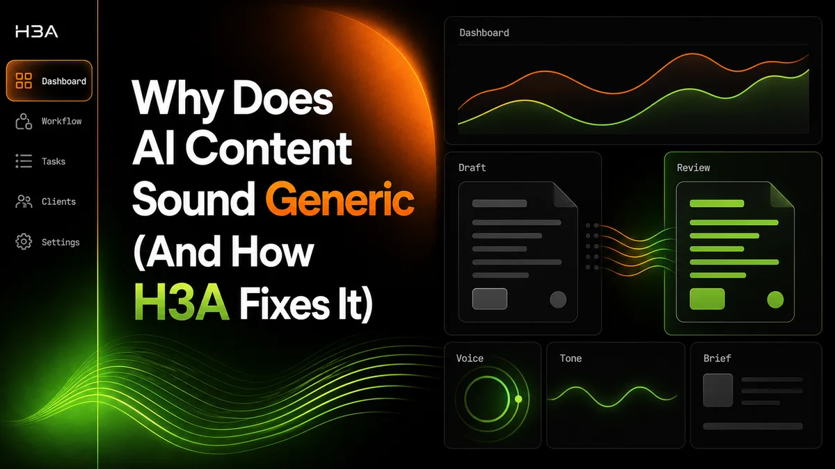 why does ai content sound generic illustration