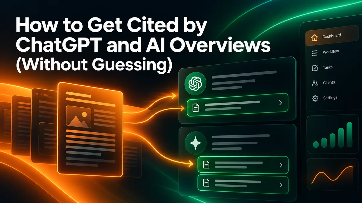 how to get cited by chatgpt and ai overviews illustration